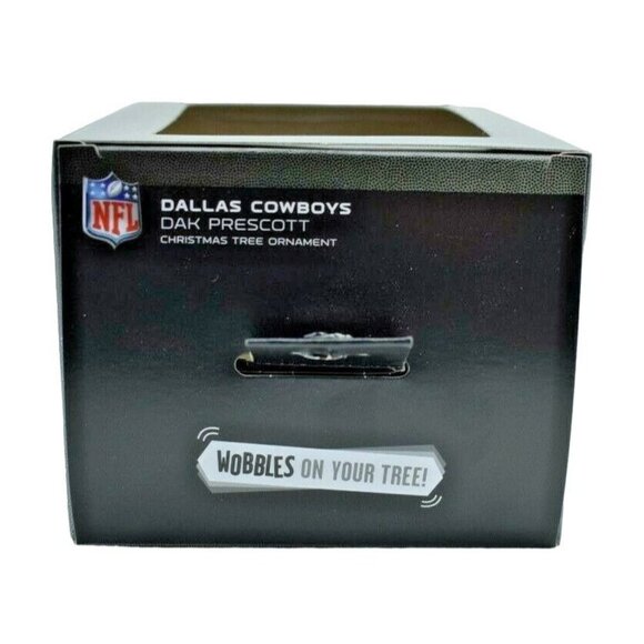 Hallmark Christmas Tree Ornament  Dallas Cowboys Dak Prescott Bobblehead New - Picture 5 of 6